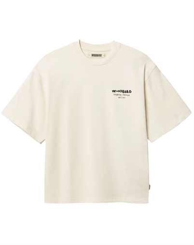 Woodbird - WBJuno Wok T-shirt - Off White